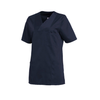 Leiber Damenkasack,  kurzarm,  leicht tailliert,  marine 08/2732/04-XS,  Größe: XS