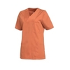 Leiber Damenkasack,  kurzarm,  leicht tailliert,  zimt 08/2732/44-XXL,  Größe: XXL