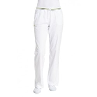 Leiber Hose mit Bund,  Damen,  weiß 08/1650/0189-40,  Größe: 40