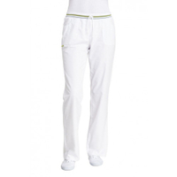 Leiber Hose mit Bund,  Damen,  weiß 08/1650/0189-48,  Größe: 48