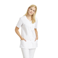 Leiber Kasack,  kurzarm,  Damen,  weiß 08/2256/01-40,  Größe: 40