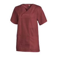 Leiber Schlupfkasack,  kurzarm,  unisex,  bordeaux 08/769/21-V,  Größe: V (Damen 54/56 = 3XL,  Herren 60/62 = XXL)