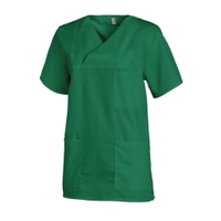 Leiber Schlupfkasack,  kurzarm,  unisex,  grün 08/769/08-Vl,  Größe: VI (Damen 58/60 = 4XL,  Herren 64/66 = 3XL)