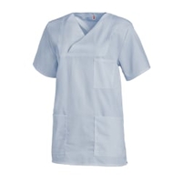 Leiber Schlupfkasack,  kurzarm,  unisex,  hellblau 08/769/05-00,  Größe: 00 (Damen 30/32 = XS,  Herren 36/38)