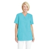Leiber Schlupfkasack,  kurzarm,  unisex,  türkis 08/769/76-V,  Größe: V (Damen 54/56 = 3XL,  Herren 60/62 = XXL)