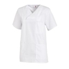 Leiber Schlupfkasack,  kurzarm,  unisex,  weiß 08/769/01-lll,  Größe: III (Damen 46/48 = XL,  Herren 52/54 = L)