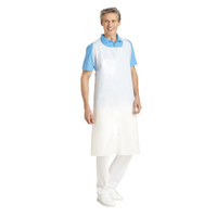 Leiber Schutzschürze,  Herren,  weiß,  75 x 120 cm 07/505/01,  1 Karton = 50 Stück