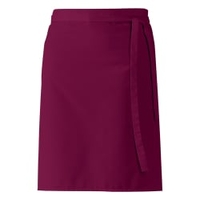 Leiber Vorbinder Schürze,  ca. 60 x 80 cm,  unisex 11/262/21,  Farbe: bordeaux,  Größe 34
