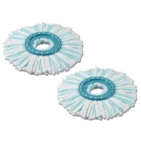 LEIFHEIT Clean Disc Mop microduo Ersatzkopf 00052115,  1 Set = 2 Stück
