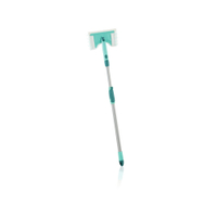 LEIFHEIT FlexiPad Fliesen- und Wannenwischer mit Teleskopstiel 41700,  Wischbreite: 20 cm