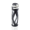 Leifheit Glas Flip Trinkflasche,  600 ml 3254,  Farbe: schwarz