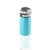 Leifheit Isolierbecher Flip,  350 ml 3248,  Farbe: wasserblau