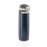 Leifheit Isolierbecher Flip,  600 ml 3275,  Farbe: dunkelblau