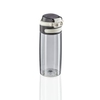 Leifheit Tritan Flip Trinkflasche,  550 ml 3262,  Farbe: silber