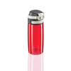 Leifheit Tritan Flip Trinkflasche,  550 ml 3263,  Farbe: rot