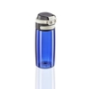 Leifheit Tritan Flip Trinkflasche,  550 ml 3265,  Farbe: dunkelblau