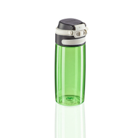 Leifheit Tritan Flip Trinkflasche,  550 ml 3267,  Farbe: kiwi