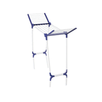 LEIFHEIT Wäscheständer Pegasus 120 Solid Compact VS 81720,  Maße (H x B x T): 76 x 149 x 43 cm,  Farbe: blau