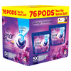 Lenor All in 1 PODS Colorwaschmittel Amethyst Blütentraum 8006540925669,  1 Packung = 2 x 38 Pods à 19, 3 g