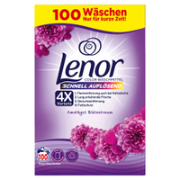 Lenor Colorwaschmittel Pulver Amethyst Blütentraum 8700216093637,  6kg - Waschladungen