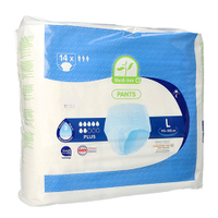 Lifemed Medi-Inn Inkontinenzhose PLUS,  hautfreundlich 93686,  1 Packung = 14 Stück,  Größe L