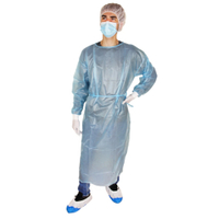 Lifemed Medi-Inn Schutzkittel 139 x 139 cm,  PE-Vollbeschichtung 93480,  1 Packung = 10 Stück,  Farbe: blau