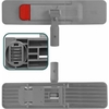 Magnet Klapphalter,  grau EMKH40GU,  Breite: 40 cm
