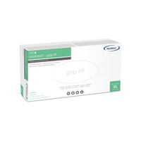 MaiMed - grip PF Einmalhandschuhe Latex 74445,  1 Karton = 10 Packungen = 1.000 Stück,  Größe XL