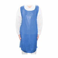 MaiMed Apron Schutzschürze,  PE 77523,  1 Packung = 50 Stück,  Blau,  75 cm x 125 cm,  Heavy