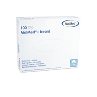 MaiMed Beard Bartschutz 75013,  1 Packung = 100 Stück,  weiß