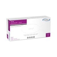 MaiMed Einmalhandschuhe,  Vinyl,  gepudert 74040,  1 Karton = 10 Packungen = 1.000 Stück,  Größe S