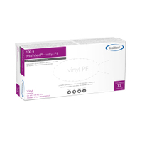 MaiMed Einmalhandschuhe,  Vinyl,  puderfrei 74063,  1 Karton = 10 Packungen = 1.000 Stück,  Größe XL