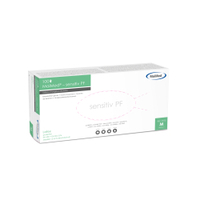 MaiMed sensitiv PF Einmalhandschuhe,  Latex 74175,  1 Packung = 100 Stück,  Größe M