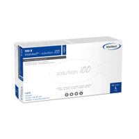 MaiMed solution 100 magenta Nitrilhandschuhe,  puderfrei 76567,  1 Karton = 10 Packungen à 100 Stück,  Größe L