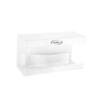 MaiMed Wandhalter aus Acryl mit Feder 76097,  Maße: 246 x 106 x 135 mm,  1 -fach