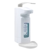 Manueller Desinfektionsmittelspender,  500 / 1000 ml 9817950,  Farbe: weiß,  für Euroflaschen