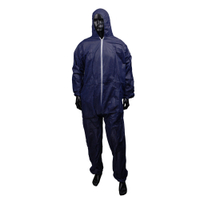 MED-COMFORT Einwegoverall mit Kapuze,  PP,  blau 05160-B-L,  1 Stück,  Größe L