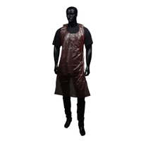 MED-COMFORT Einwegschürze,  80 x 125 cm 05021-R-BOX,  1 Karton = 10 Packungen à 100 Stück,  Farbe: rot