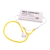 MED-COMFORT Flachstethoskop 09300-Y,  1 Karton = 100 Stück,  Schlauchfarbe: gelb