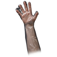 MED-COMFORT PE Einmalhandschuhe,  gehämmert,  transparent 01080-L-53,  1 Karton = 40 Packungen à 50 Stück