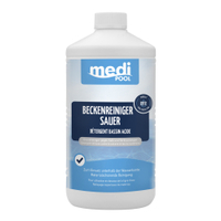 mediPOOL Beckenreiniger Sauer 1333601MP,  1000 ml - Flasche