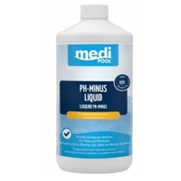 mediPOOL pH-Minus Liquid,  pH senker 0810001MP,  1 Liter - Flasche