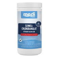 mediPOOL Schnell-Chlorgranulat,  sofortige Wirkung 0501001MP,  1000 g - Dose