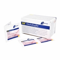Meditrade ABE Alkoholtupfer,  unsteril 4465,  1 Packung = 100 Tupfer,  3 x 6 cm