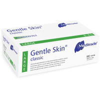 Meditrade Gentle Skin classic Latex Untersuchungshandschuh 1221RL,  1 Packung = 100 Stück,  Größe L