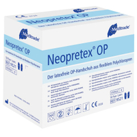 Meditrade Neopretex latexfreier OP-Handschuh 95217,  1 Karton = 4 x 50 Paar = 200 Paar,  Größe 7