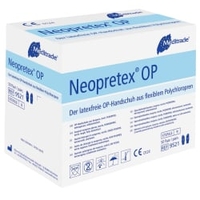 Meditrade Neopretex latexfreier OP-Handschuh 952185,  1 Karton = 4 x 50 Paar = 200 Paar,  Größe 8, 5