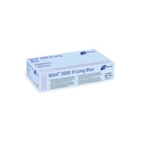 Meditrade Nitril 3000 x-long Blue Untersuchungshandschuh 1282M,  1 Packung = 100 Stück,  Größe M
