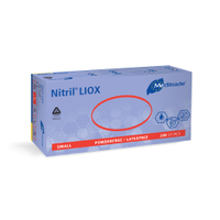 Meditrade Nitril LIOX Untersuchungshandschuhe 2284S,  1 Packung = 200 Stück,  Größe S