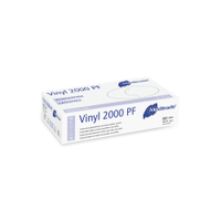 Meditrade Vinyl 2000 PF Untersuchungshandschuh 1251M,  1 Packung = 100 Stück,  Größe M
